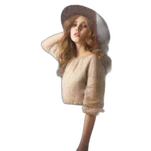 hat, jacket, dress, umbrella, concept art, photorealistic, 3d render, fantasy art transparent PNG cut-out
