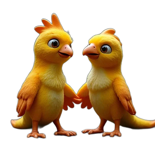 animal, 3d render, concept art, photorealistic, fantasy art, two, perry, platyps transparent PNG cut-out