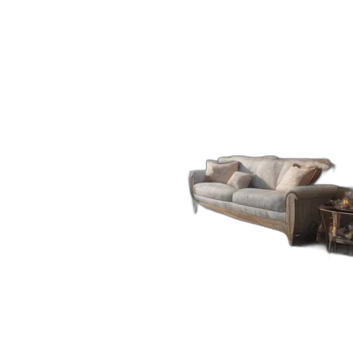 furniture, 3d render, photorealistic, concept art, earth tones, room, icy, walls transparent PNG cut-out