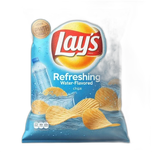 food, bottle, 3d render, photorealistic, vaporwave, concept art, packaging, water transparent PNG cut-out