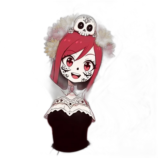mask, crown, dress, creature, concept art, cartoon, pixel art, fantasy art transparent PNG cut-out
