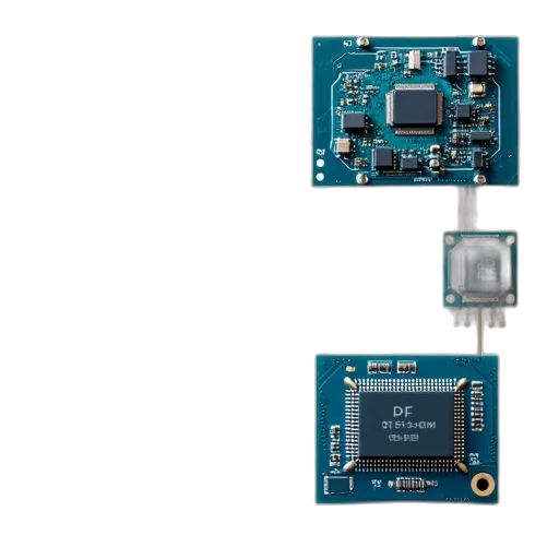 blue, computer, memory, processor, icons, set, microcircuit, notebook transparent PNG cut-out