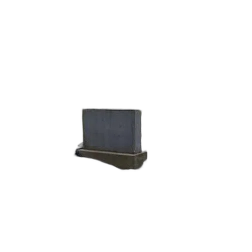 furniture, hat, crown, 3d render, flowing, river, concrete, barriers transparent PNG cut-out
