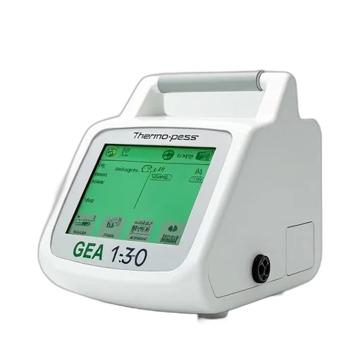 white, medical, device, green, black, text, front, panel transparent PNG cut-out