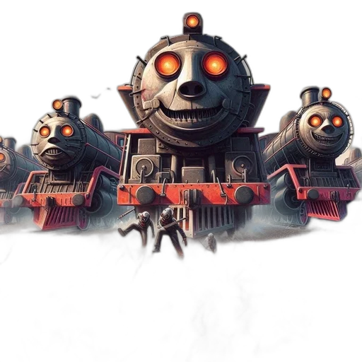 robot, weapon, concept art, 3d render, fantasy art, pixel art, massive, anthropomorphic transparent PNG cut-out