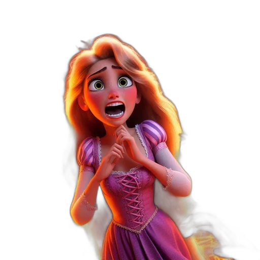 dress, face, hair, crown, 3d render, cartoon, concept art, photorealistic transparent PNG cut-out
