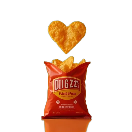 food, second, image, close-up, single, bag, digzz, potato transparent PNG cut-out