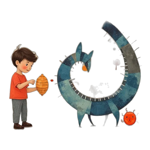 dragon, creature, concept art, pixel art transparent PNG cut-out