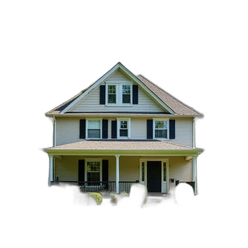 building, furniture, 3d render, photorealistic, concept art, green, pastel, two-story transparent PNG cut-out