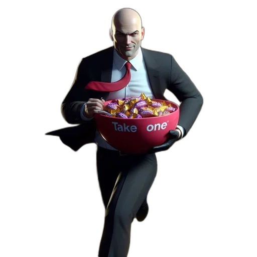 food, jacket, weapon, creature, concept art, 3d render, photorealistic, bald transparent PNG cut-out