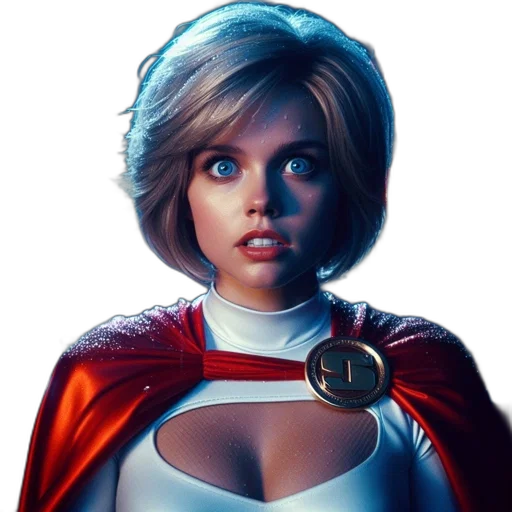 face, comic book art, concept art, photorealistic, fantasy art, young, woman, shocked transparent PNG cut-out