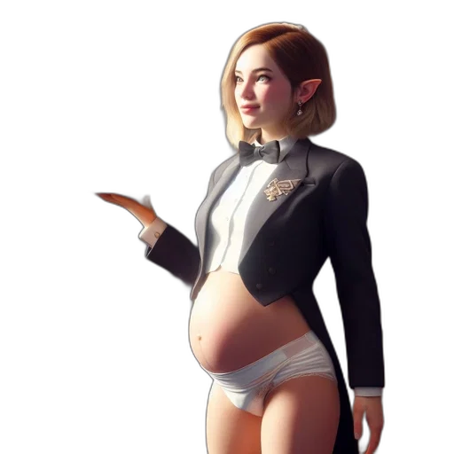 staff, jacket, dress, robot, concept art, fantasy art, photorealistic, pixel art transparent PNG cut-out