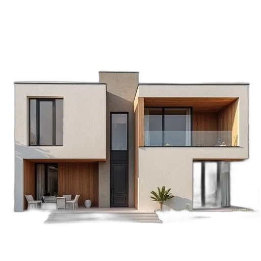 building, 3d render, photorealistic, concept art, earth tones, monochrome, golden, dark transparent PNG cut-out