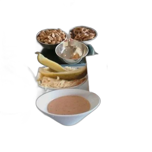 food, crown, earth tones, plate, sandwich, fries, pickles, dips transparent PNG cut-out