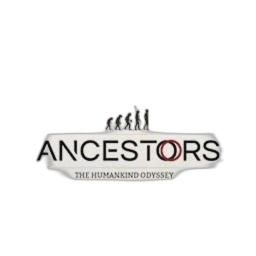 ancestors, humankind, odyssey, displayed, prominently, white, background, blue transparent PNG cut-out