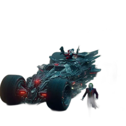 robot, weapon, dragon, car, concept art, 3d render, cyberpunk, fantasy art transparent PNG cut-out