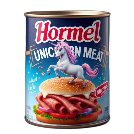 food, animal, creature, bottle, photorealistic, vaporwave, blue, can transparent PNG cut-out