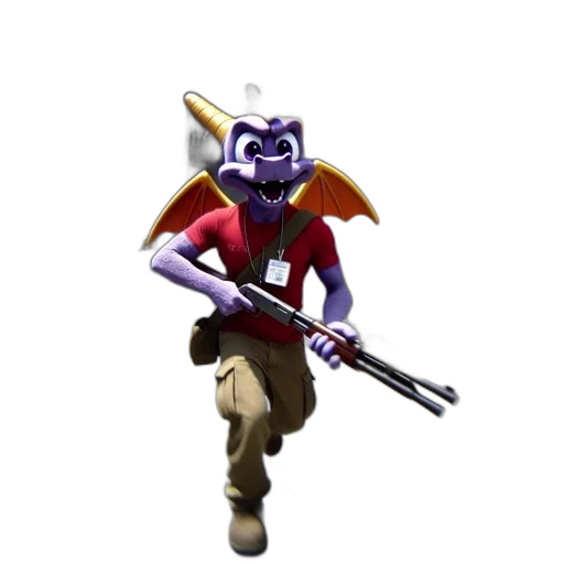 staff, weapon, animal, creature, concept art, 3d render, pixel art, fantasy art transparent PNG cut-out