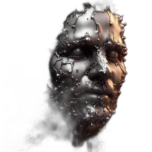 face, mask, photorealistic, concept art, 3d render, fantasy art, digital, artwork transparent PNG cut-out