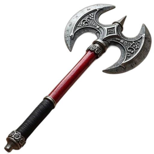 sword, weapon, staff, jewelry, 3d render, fantasy art, detailed, illustration transparent PNG cut-out