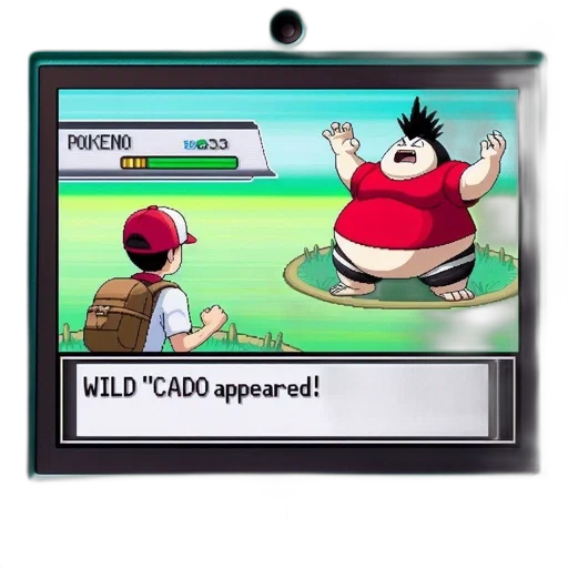 weapon, creature, concept art, red, screenshot, pokémon, handheld, game transparent PNG cut-out