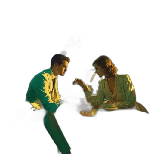 jacket, 3d render, concept art, vaporwave, pixel art, underwater, fire, outer space transparent PNG cut-out