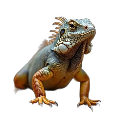 dragon, animal, creature, staff transparent PNG cut-out