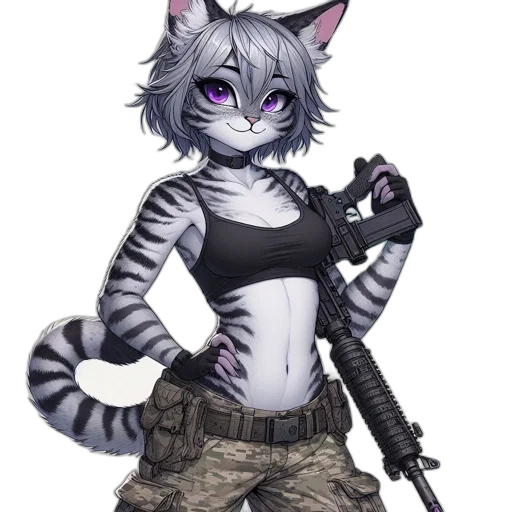 staff, weapon, animal, pixel art, fantasy art, concept art, anime, monochrome transparent PNG cut-out