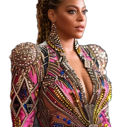 jacket, dress, jewelry, hair, elegant, woman, sequined, pink transparent PNG cut-out