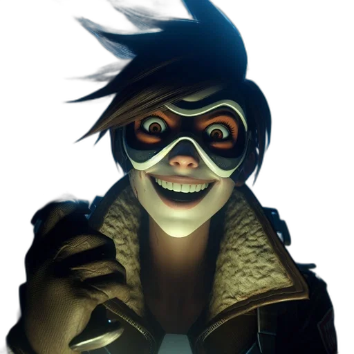 mask, face, jacket, concept art, comic book art, cyberpunk, 3d render, dark transparent PNG cut-out