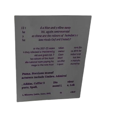 jacket, 3d render, poster, text, about, history, swindon, town transparent PNG cut-out