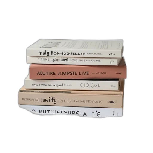 furniture, earth tones, four, books transparent PNG cut-out