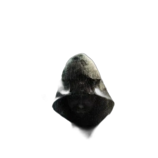hat, hair, mask, crown, photorealistic, 3d render, concept art, monochrome transparent PNG cut-out