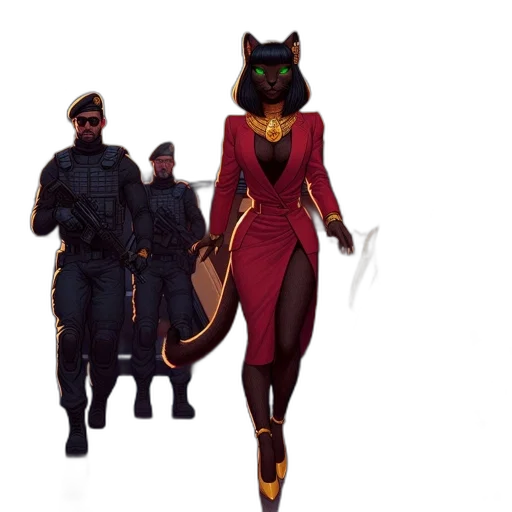 staff, concept art, comic book art, fantasy art, pixel art, dark, striking, figure transparent PNG cut-out