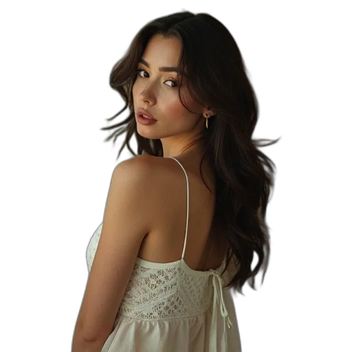 dress, jewelry, photorealistic, earth tones, alyssa, schneider transparent PNG cut-out