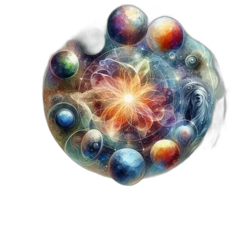 jewelry, crown, fantasy art, 3d render, watercolor, concept art, outer space, cosmic transparent PNG cut-out