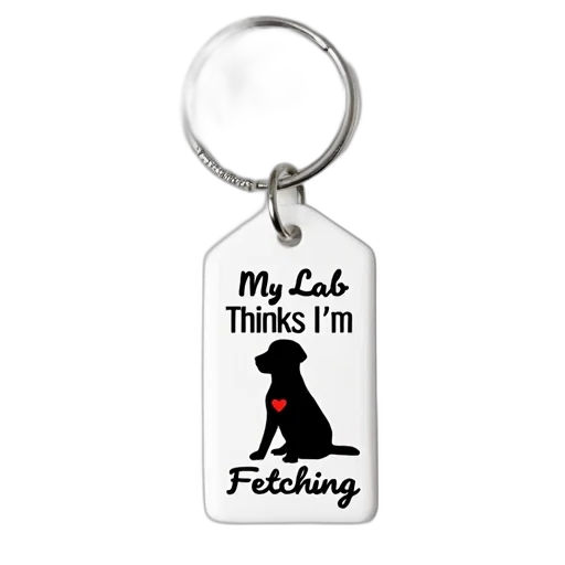 staff, white, keychain, black, border, words, lab, thinks transparent PNG cut-out
