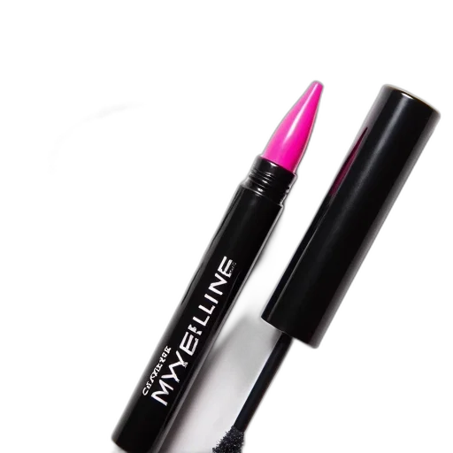 photorealistic, 3d render, neon, black, pencil, pink, tip, brand transparent PNG cut-out