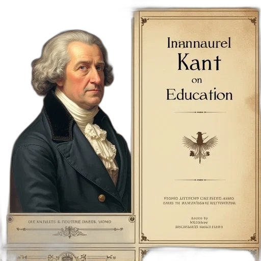 cover, book, immanuel, kant, education, portrait, left, side transparent PNG cut-out