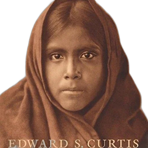 face, sepia-toned, portrait, young, girl, headscarf, featuring, name transparent PNG cut-out
