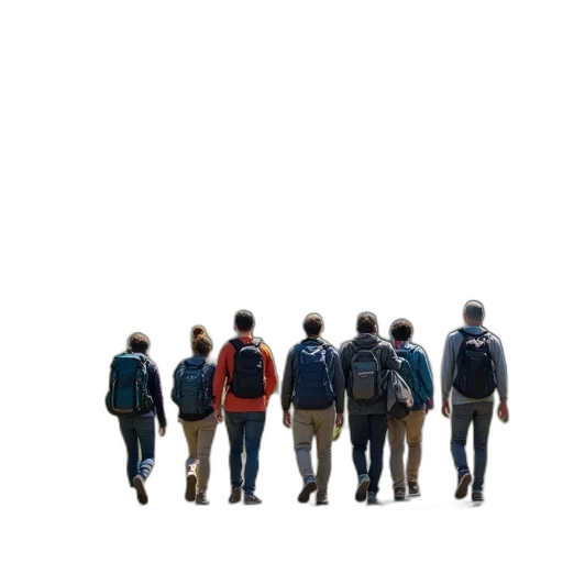 jacket, staff, concept art, 3d render, pixel art, watercolor, group, people transparent PNG cut-out
