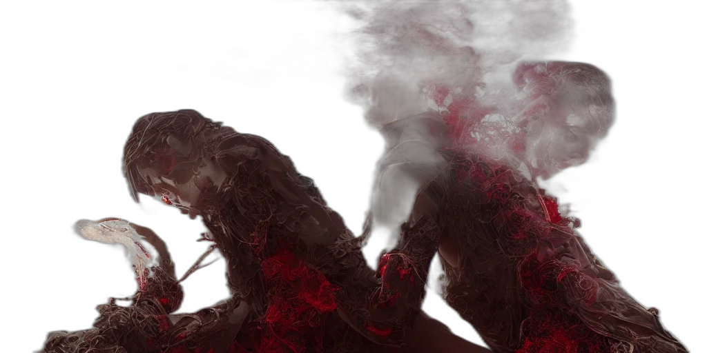 creature, concept art, underwater, fire transparent PNG cut-out