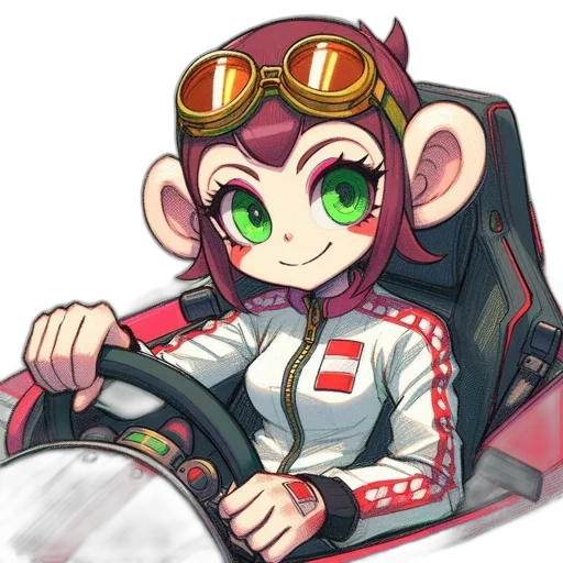 car, robot, staff, pixel art, anime, concept art, cartoon, female transparent PNG cut-out