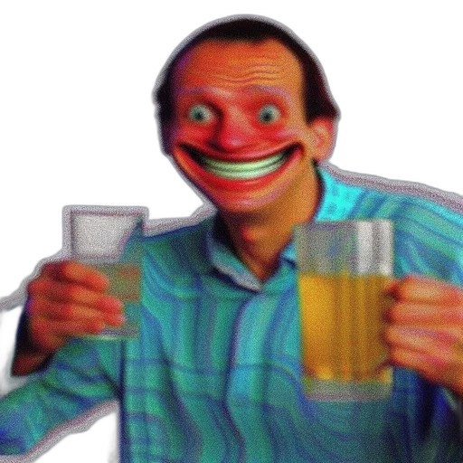 robot, face, mask, animal, 3d render, pixel art, vaporwave, photorealistic transparent PNG cut-out