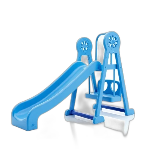 furniture, weapon, robot, 3d render, blue, plastic, swing, set transparent PNG cut-out