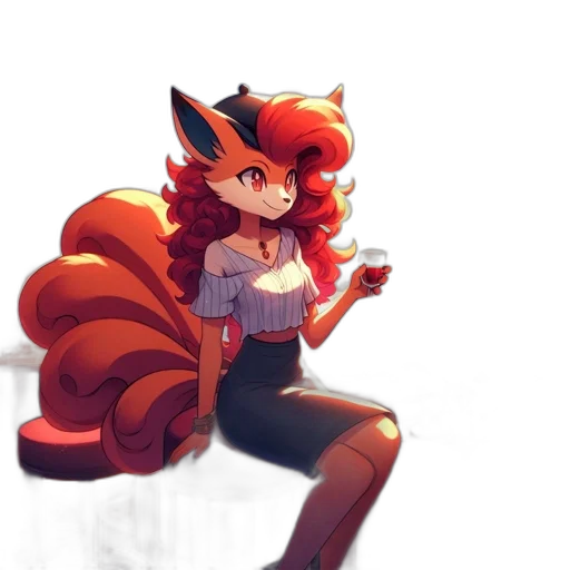 staff, creature, animal, dress, concept art, pixel art, watercolor, fantasy art transparent PNG cut-out