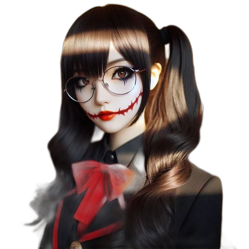 face, staff, mask, anime, cartoon, fantasy art, pixel art, dark transparent PNG cut-out