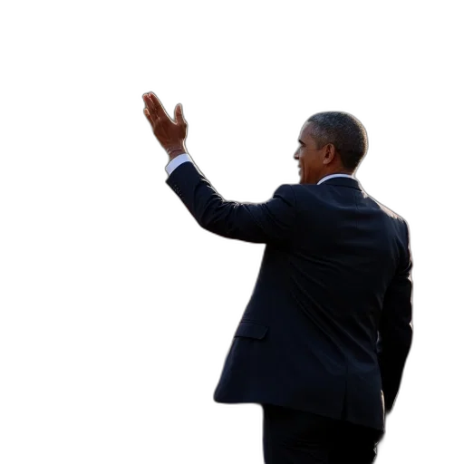 staff, jacket, weapon, animal, president, obama, greets, crowds transparent PNG cut-out