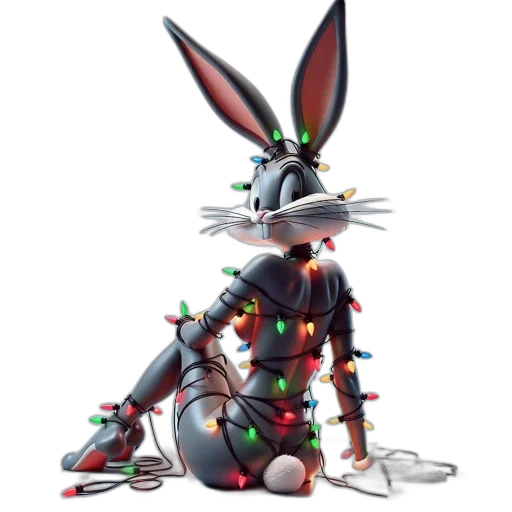 staff, pixel art, 3d render, concept art, cartoon, animated, gray, bunny transparent PNG cut-out