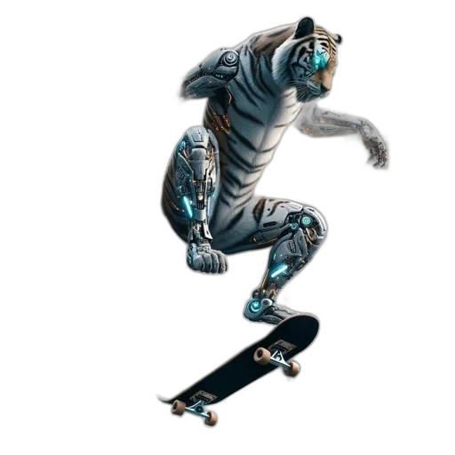robot, creature, animal, concept art, 3d render, photorealistic, fantasy art, during transparent PNG cut-out